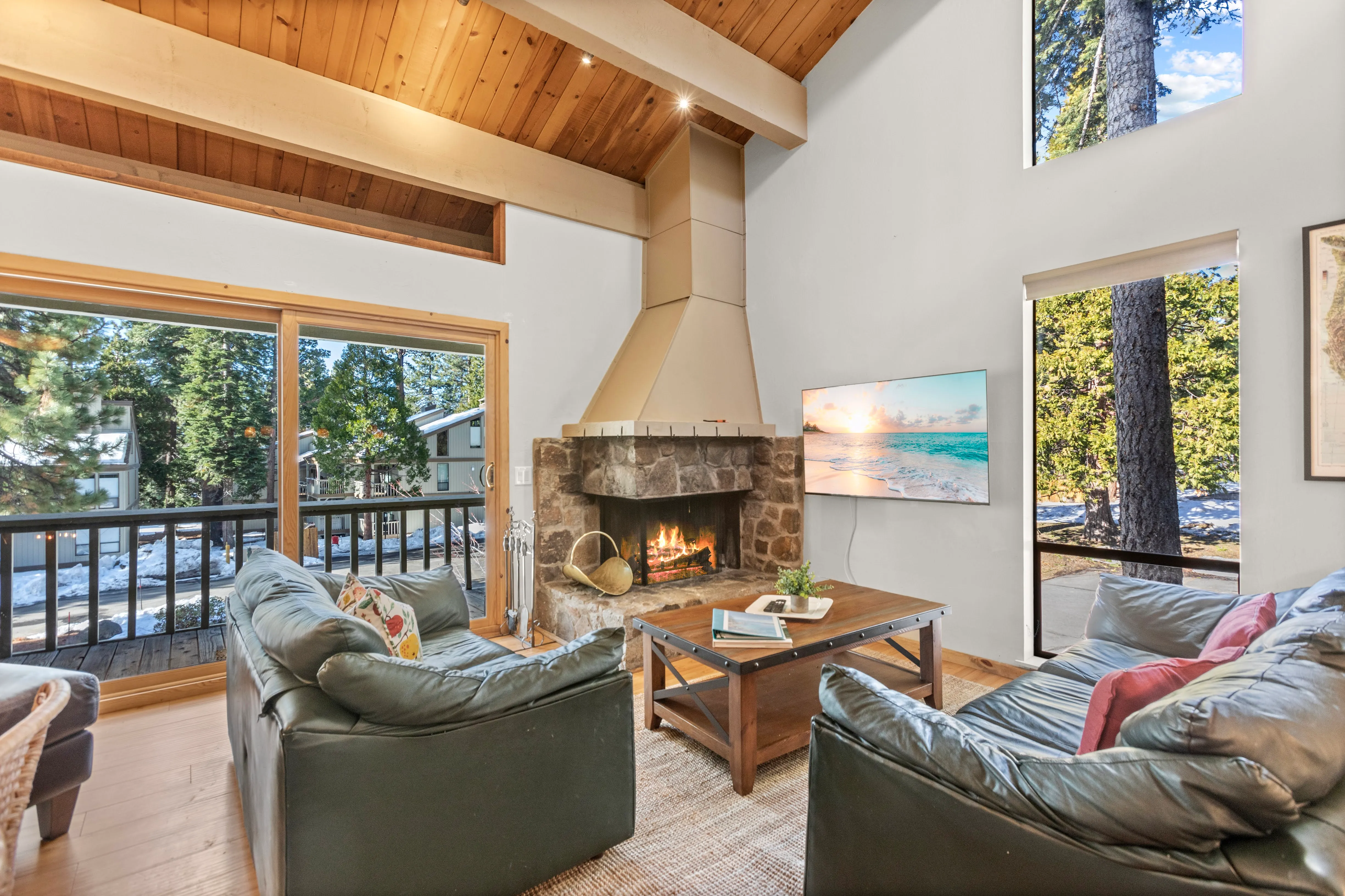 Kitchen and living area